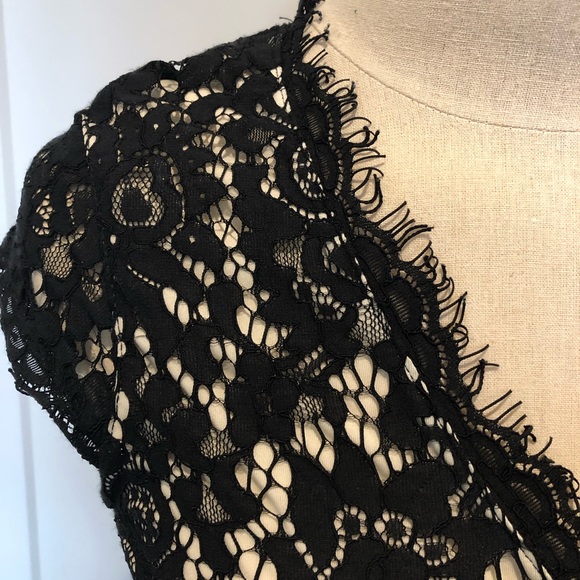 H&M black and ivory lace dress - Picture 3 of 8